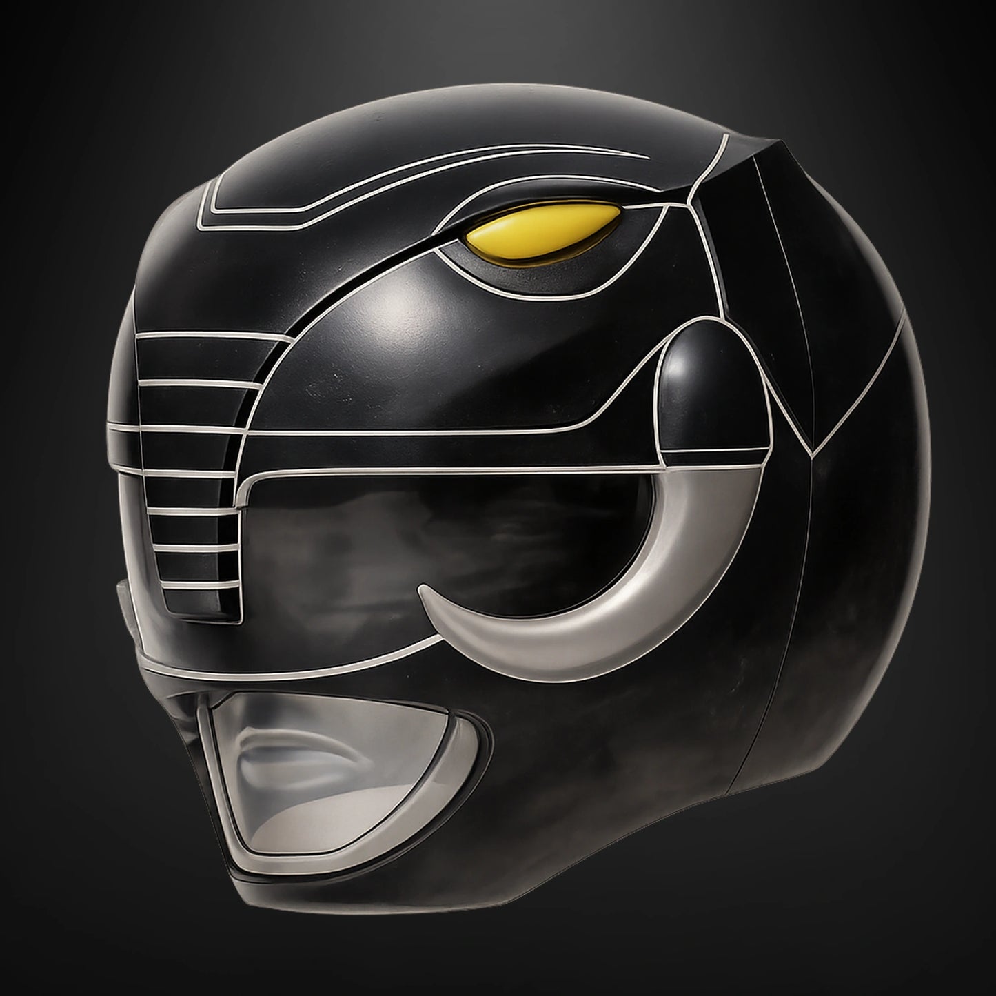 Power Rangers (MMPR): Black Ranger Helmet - Prop or Replica