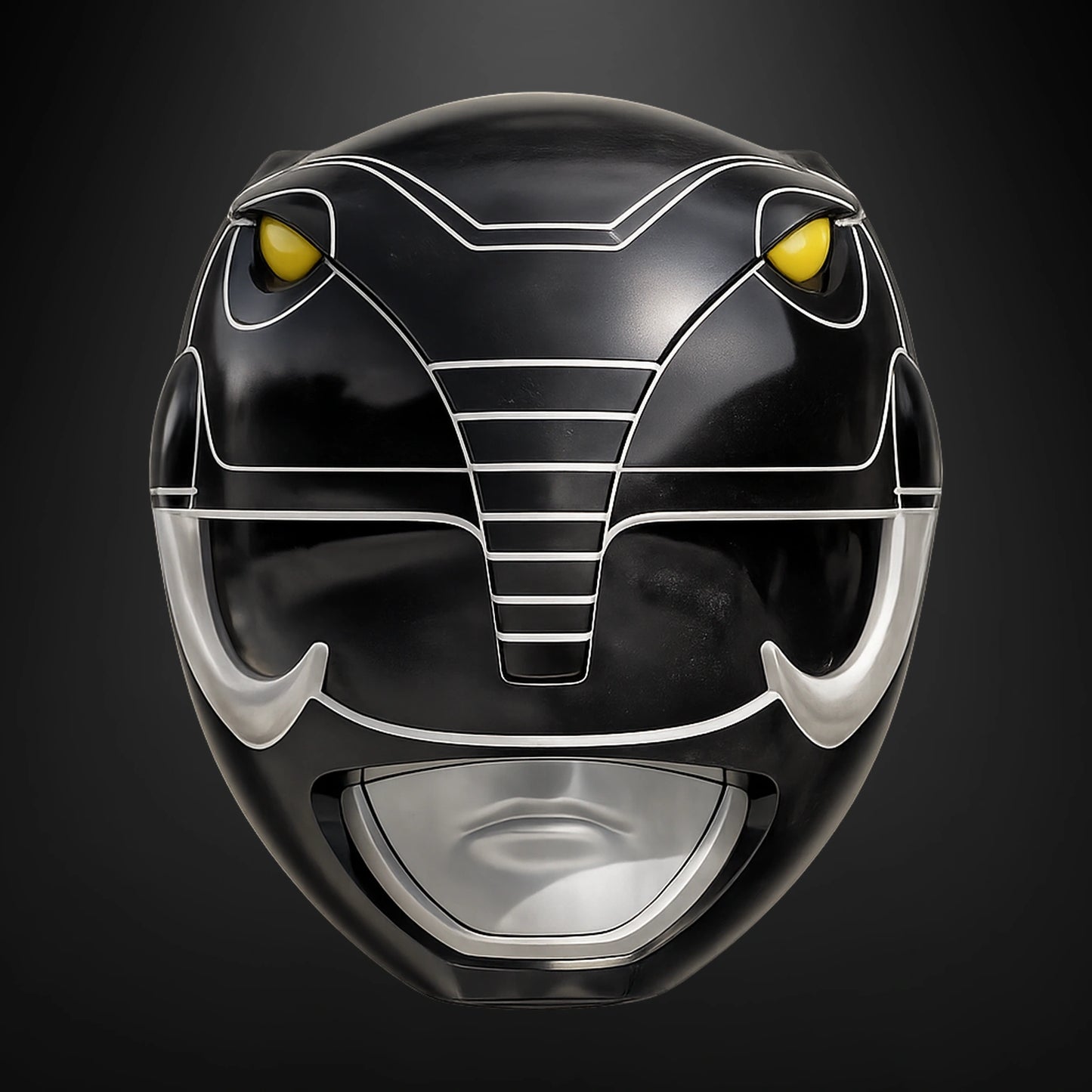 Power Rangers (MMPR): Black Ranger Helmet - Prop or Replica