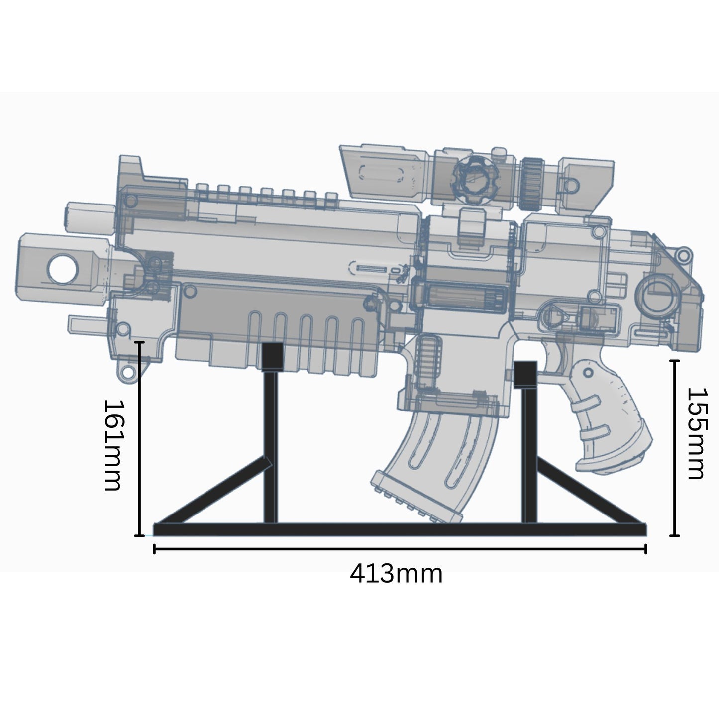 Universal Rifle Prop Display Stand