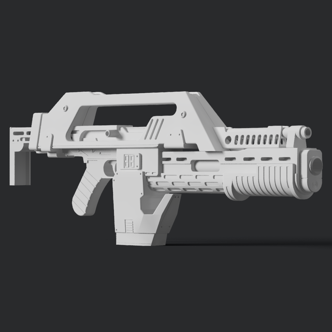 Alien: M41A Pulse Rifle - Studio Prep (Vapor Smoothed)