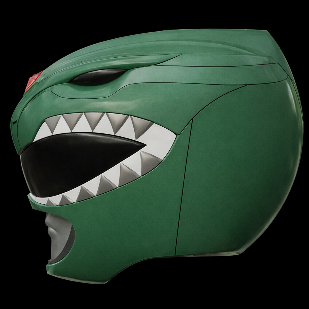 Power Rangers (MMPR): Green Ranger Helmet - Prop or Replica