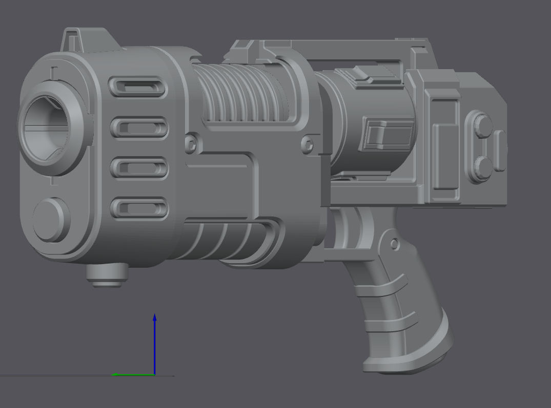 Grimdark: Plasma Pistol - Prop or Replica (DIY kit)
