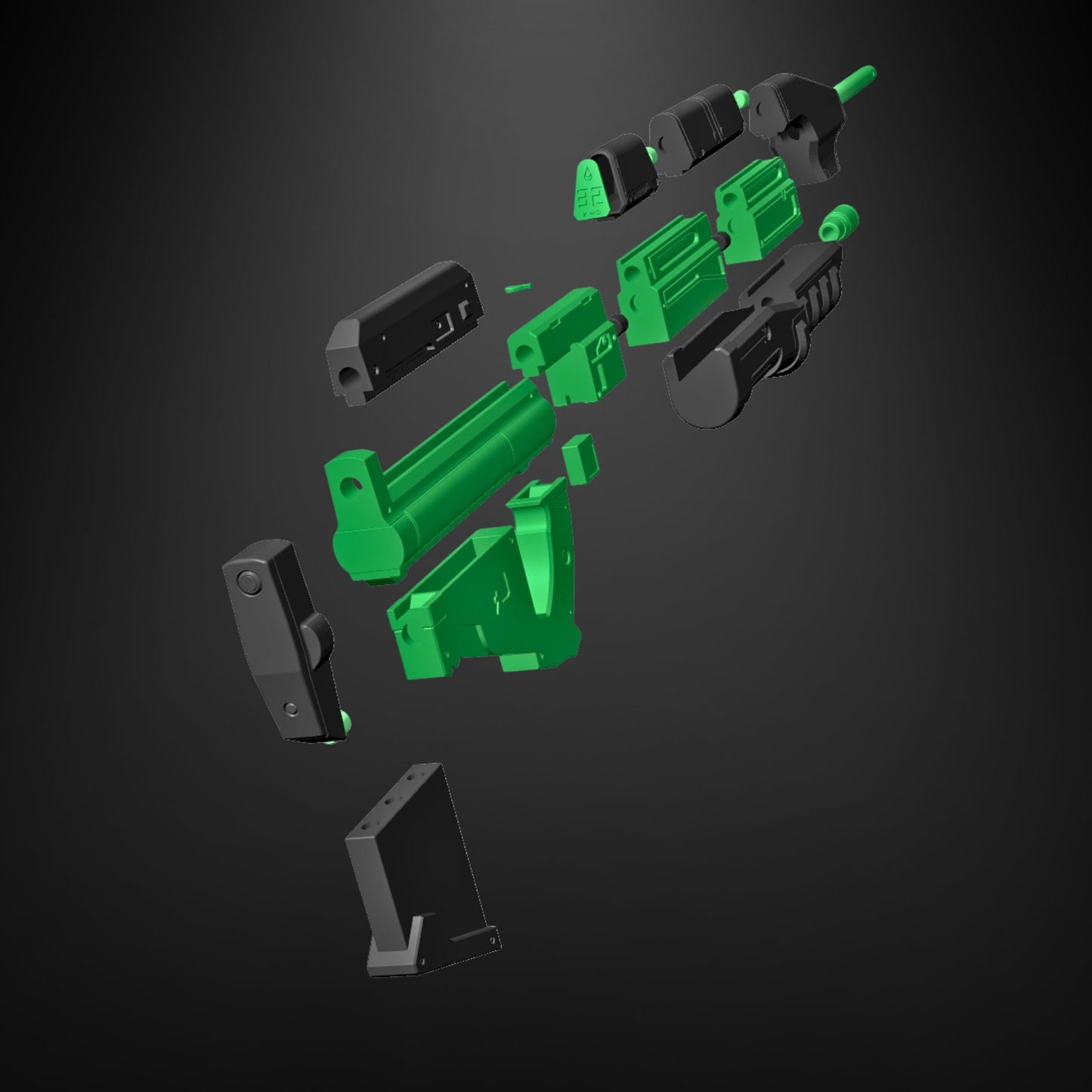 Halo 3: MA40 Assault Rifle - Studio Prep (Vapor Smoothed)