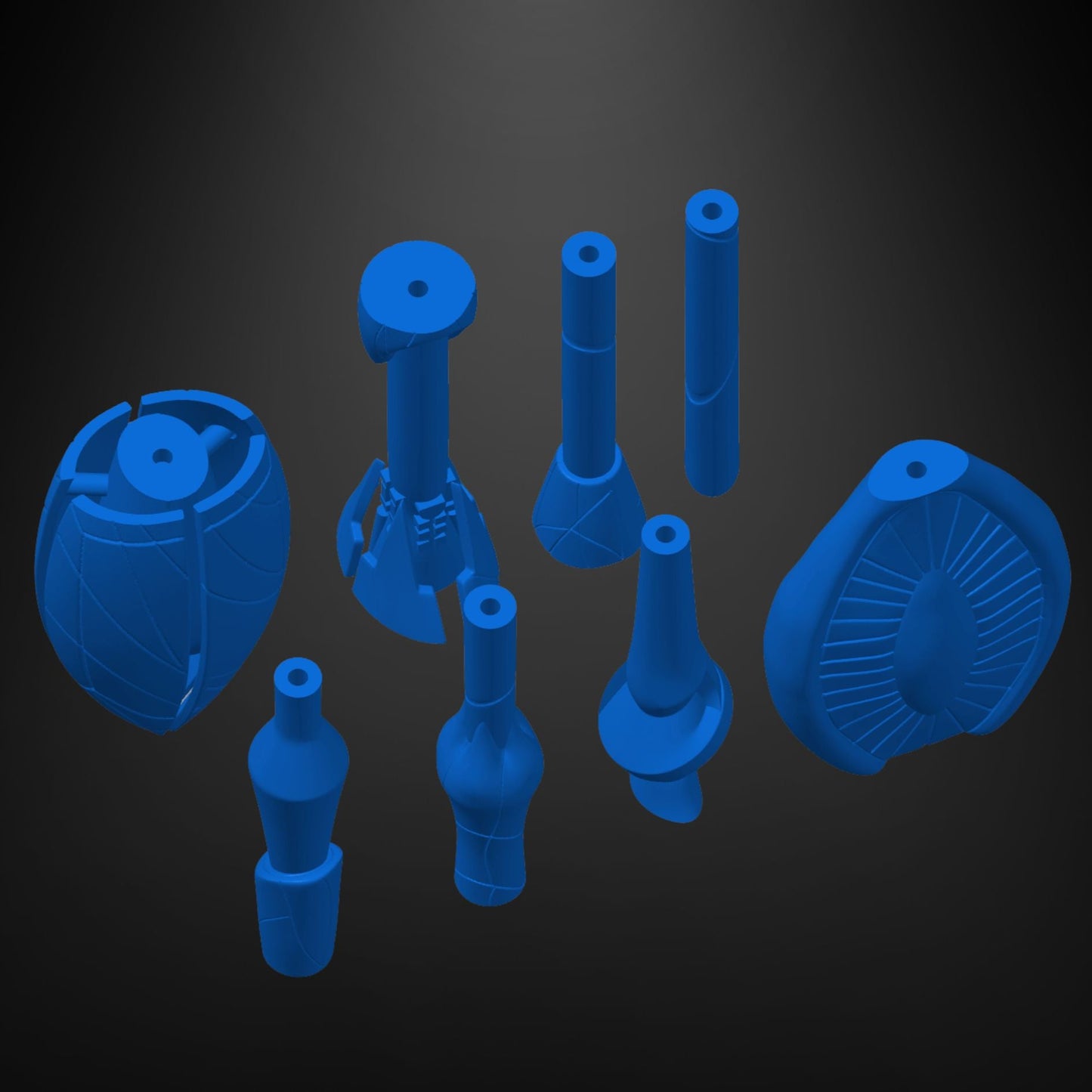 Stargate SG-1: Ma'Tok Jaffa Staff Weapon - Studio Prep (Vapor Smoothed)