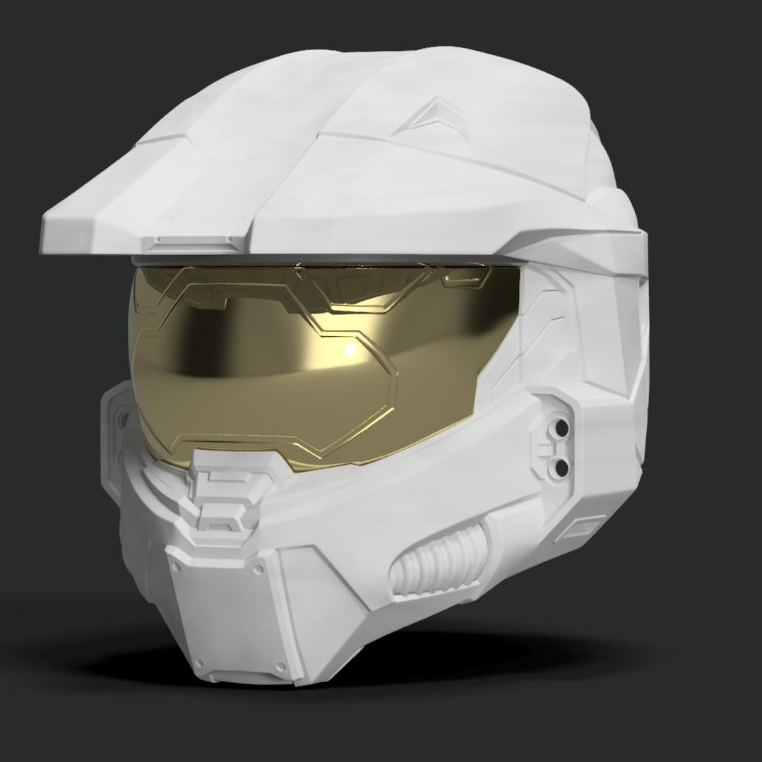 Halo 3: Master Chief Helmet MK6 - Studio Prep (Vapor Smoothed)