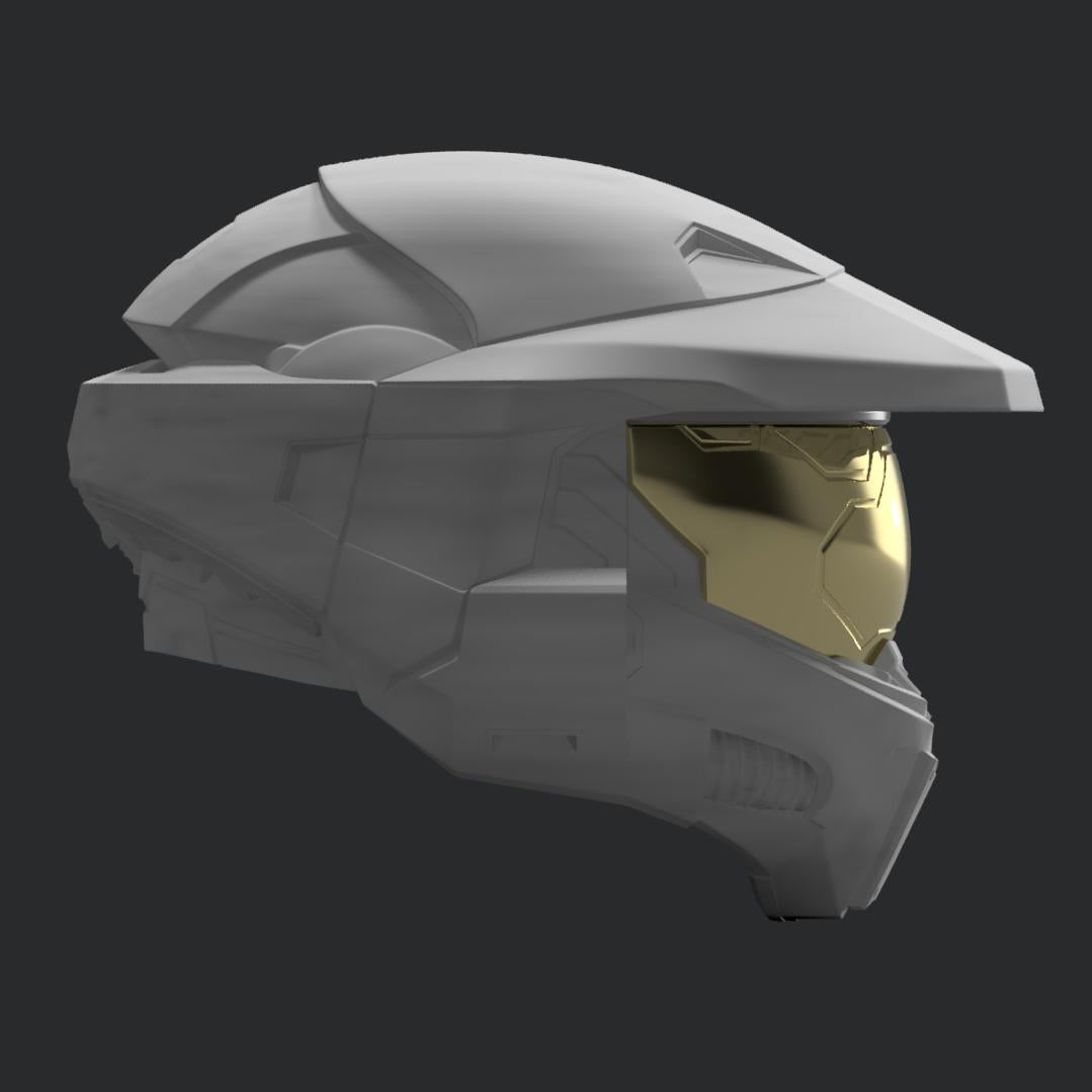 Halo 3: Master Chief Helmet MK6 - Studio Prep (Vapor Smoothed)