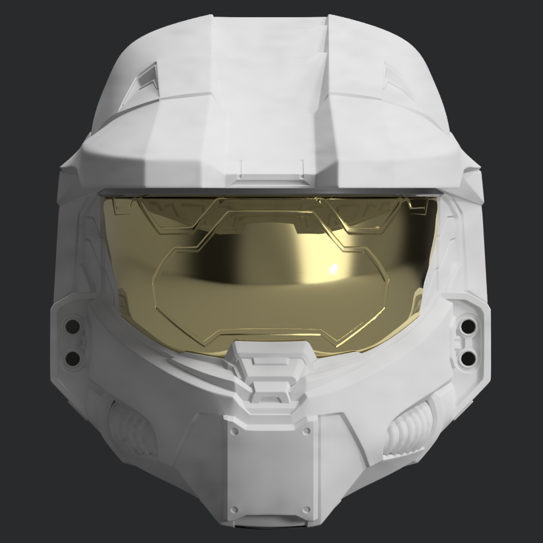Halo 3: Master Chief Helmet MK6 - Studio Prep (Vapor Smoothed)