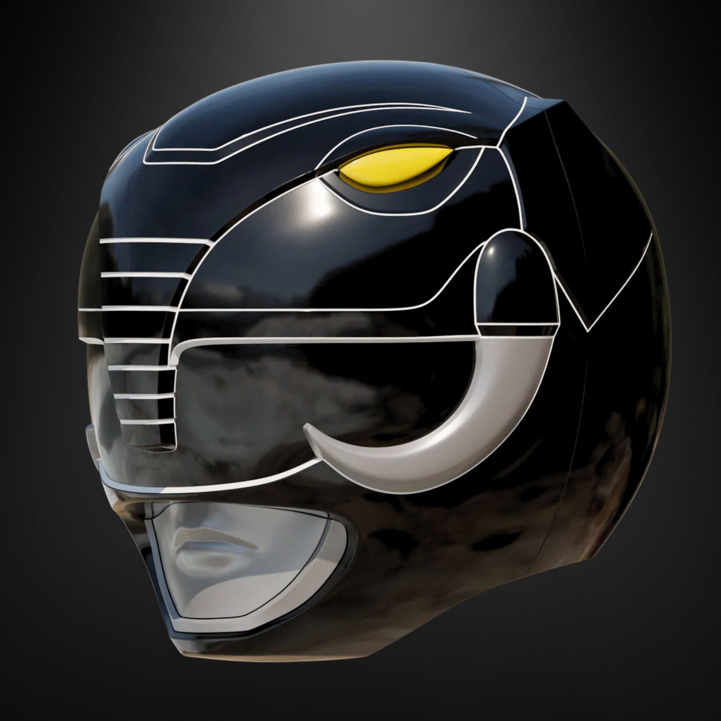 Power Rangers (MMPR): Black Ranger Helmet - Prop or Cosplay