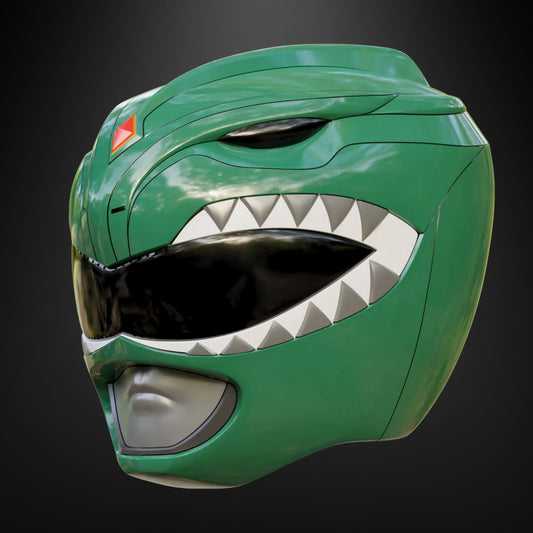 Power Rangers (MMPR): Green Ranger Helmet - Prop or Cosplay