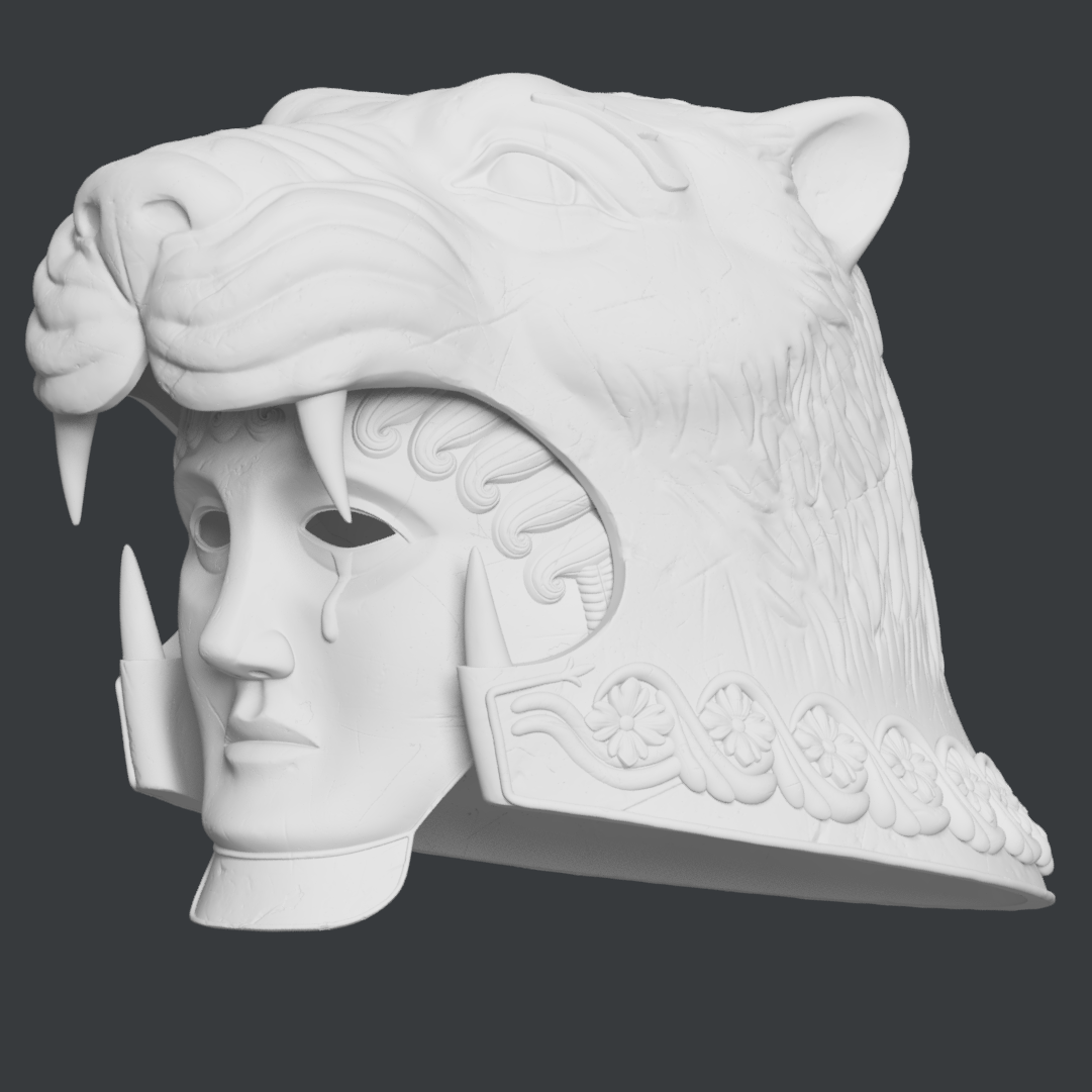 Gladiator: Tigris of Gaul Helmet - Prop or Replica (DIY Kit)