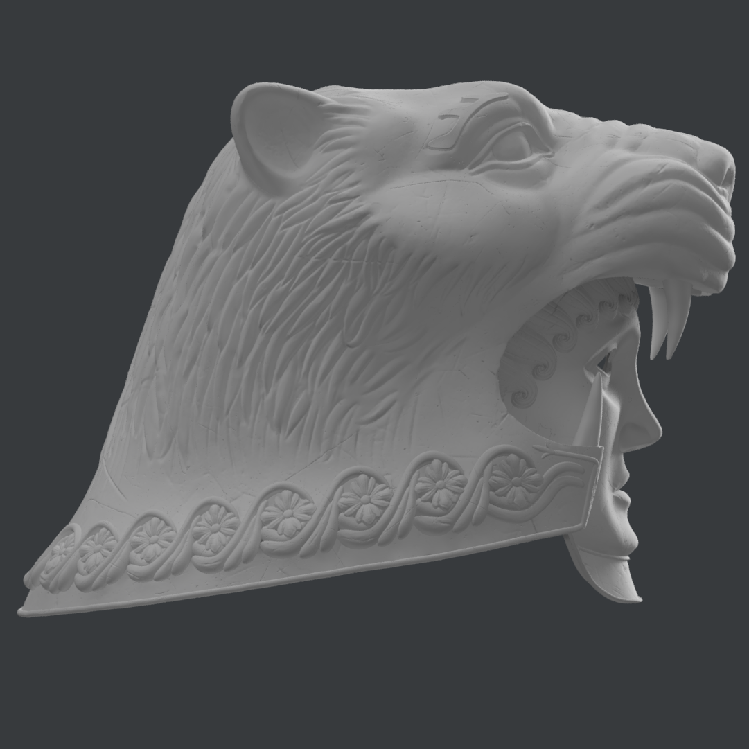 Gladiator: Tigris of Gaul Helmet - Prop or Replica (DIY Kit)