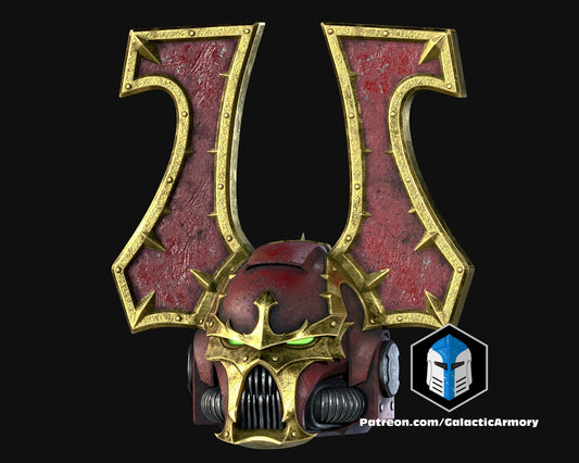 خوذة Warhammer Space Marine 2: World Eaters - دعامة أو تنكرية