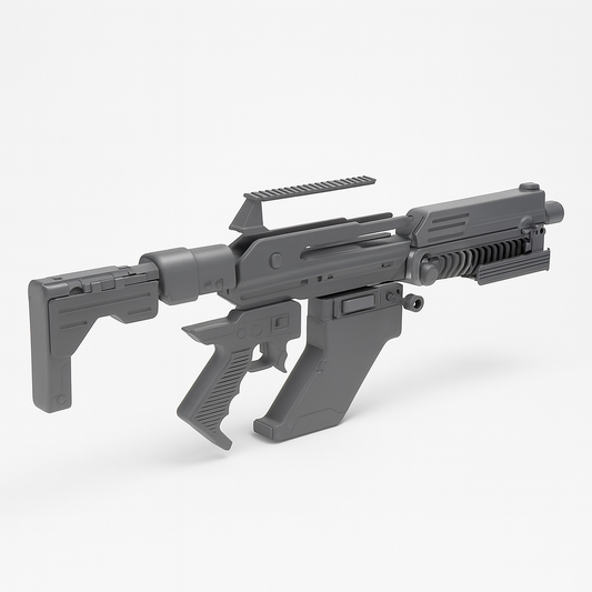 Assembled vapour-smoothed Build Kit hero image for Alien: Romulus F44AA Pulse Rifle