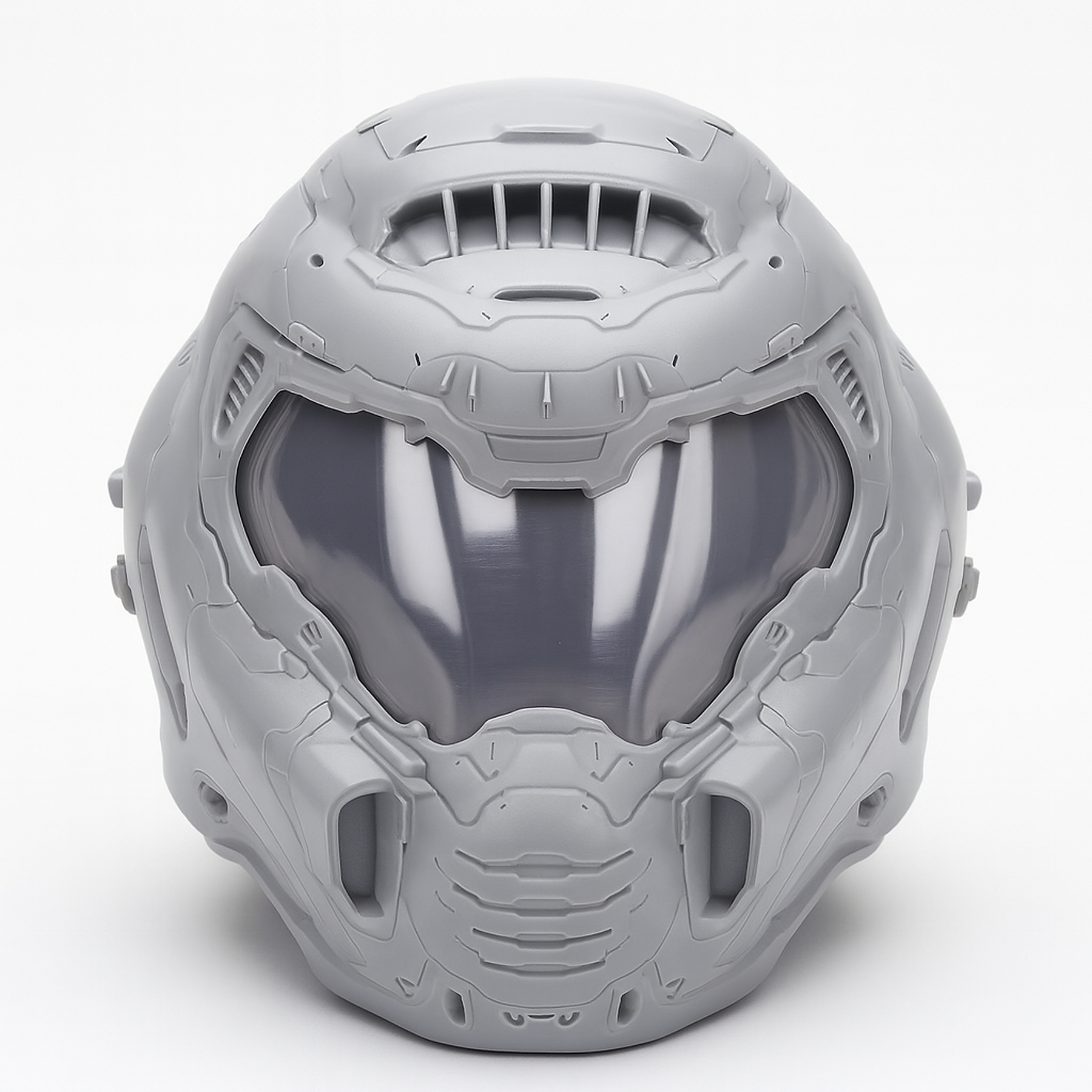 Assembled vapour-smoothed Build Kit hero image for Doom: Eternal Helmet