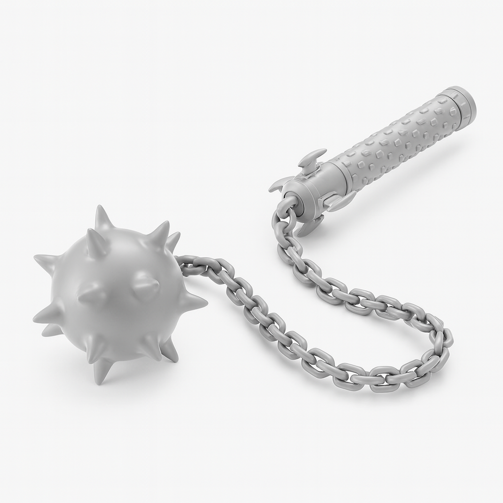 Assembled vapour-smoothed Build Kit hero image for Doom: The Dark Ages Slayer's Flail