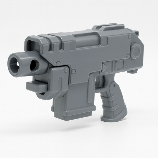 Assembled vapour-smoothed Build Kit hero image for Grimdark: Bolt Pistol