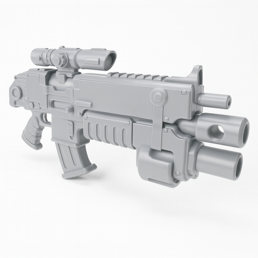 Assembled vapour-smoothed Build Kit hero image for Grimdark: Bolt Rifle Master-Crafted