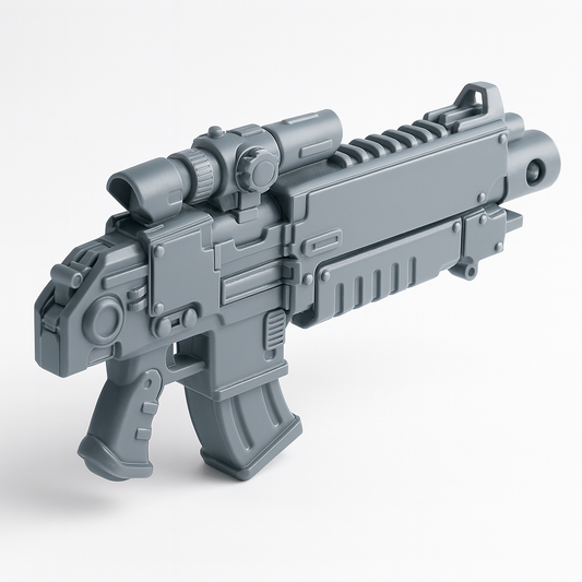 Assembled vapour-smoothed Build Kit hero image for Grimdark: Bolt Rifle