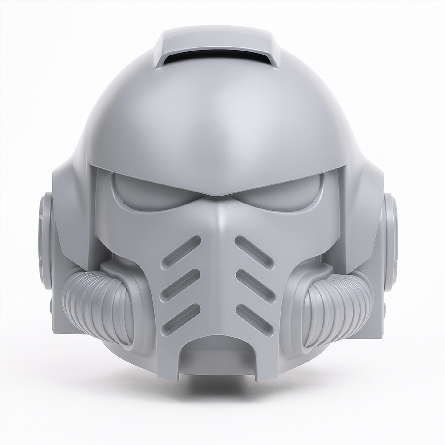 Assembled vapour-smoothed Build Kit hero image for Grimdark: Power Armour Helmet - Primaris