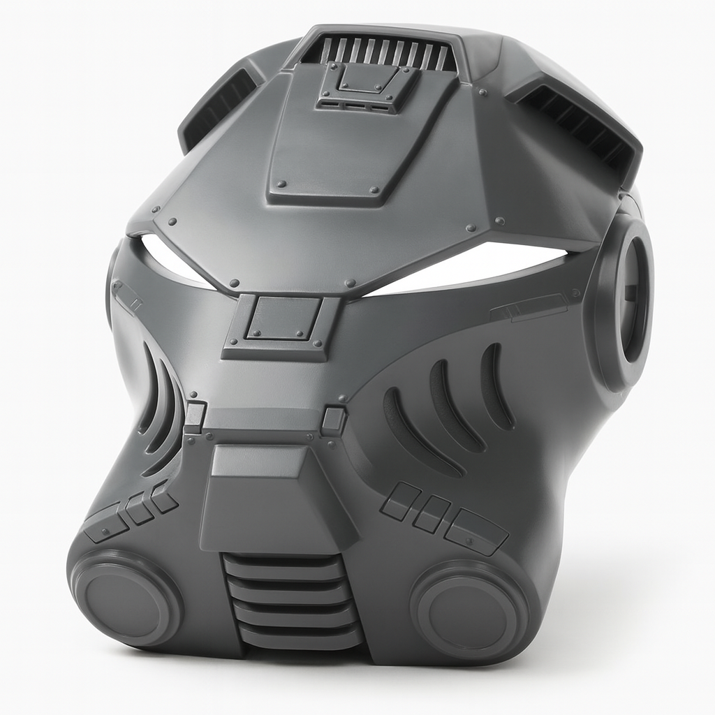 Assembled vapour-smoothed Build Kit hero image for Grimdark: Terminus Siege Helm