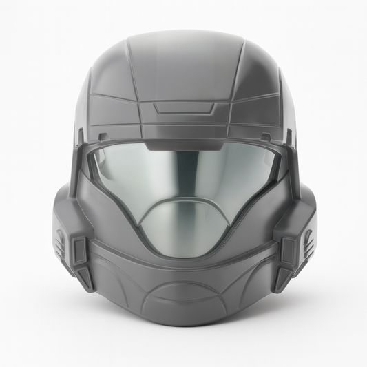 Assembled vapour-smoothed Build Kit hero image for Helldivers 2: A-9 Helljumper Helmet
