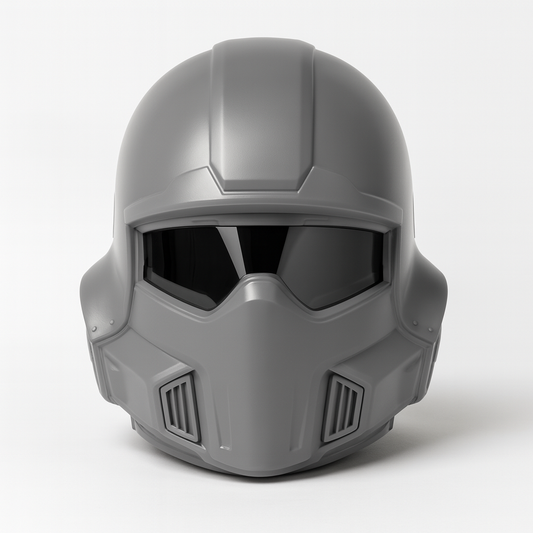 Assembled vapour-smoothed Build Kit hero image for Helldivers 2: B-01 Tactical Helmet V2