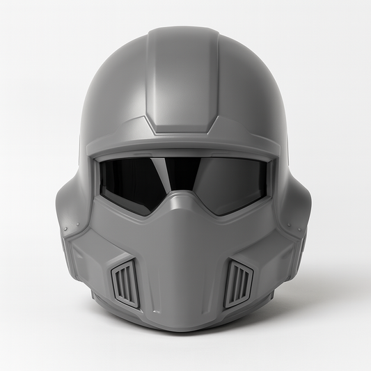 Assembled vapour-smoothed Build Kit hero image for Helldivers 2: B-01 Tactical Helmet V2