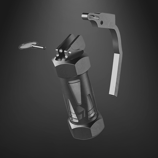 Source-anchored grey Build Kit image for Helldivers 2: G23 Stun Grenade with functional pin