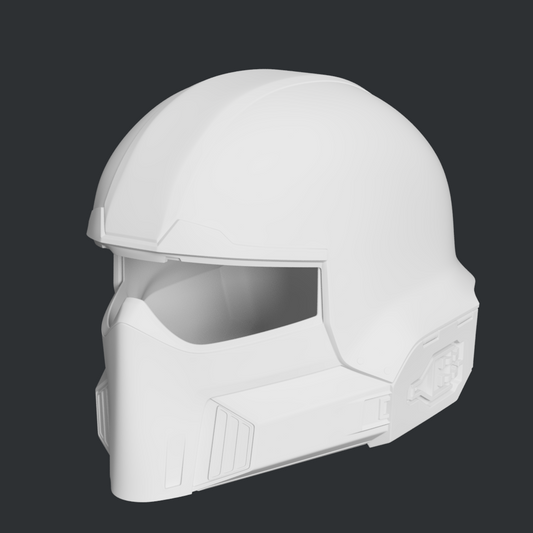 Helldivers: B-01 Tactical Helmet - Prop or Cosplay (RAW DIY kit)