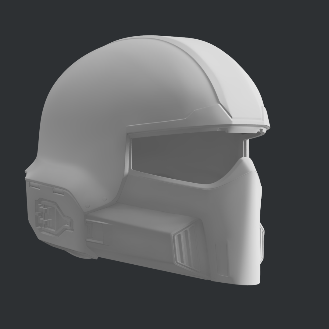 Helldivers 2: B-01 Tactical Helmet - Studio Prep (Vapor Smoothed)