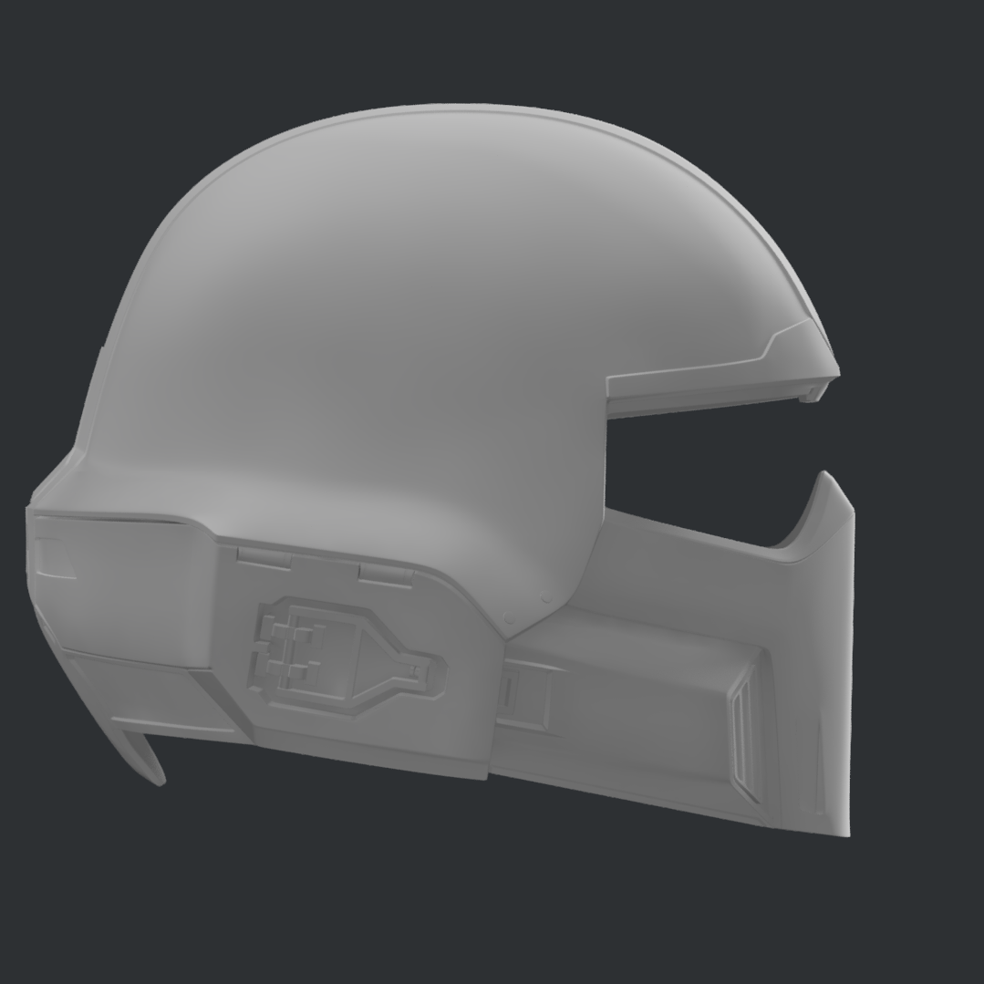 Helldivers 2: B-01 Tactical Helmet - Studio Prep (Vapor Smoothed)