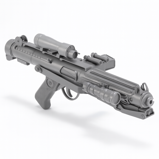 Assembled vapour-smoothed Build Kit hero image for Star Wars: E-11 Blaster